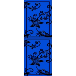 RELAX 50836 (Rectangulaire, 60X220, BLEU ROI)