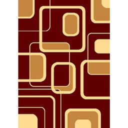 RELAX 62700 (Rectangular, 210X270, BORDEAUX)