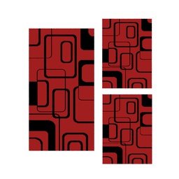 RELAX 62700 (Rectangulaire, ( T 60X150 + 2T 60X110 ), ROUGE)