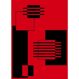 RELAX 65078 (Rectangulaire, 210X270, ROUGE)