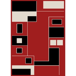 RELAX 65081 (Rectangulaire, 240X400, ROUGE)