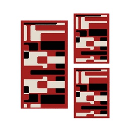 RELAX 73571 (Rectangulaire, ( T 60X150 + 2T 60X110 ), ROUGE)