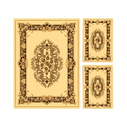 رولاكس 76450 (مستطيل, ( T 150X220 + 2T 60X110 ), قشدي)