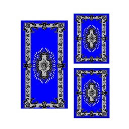 RELAX 76452 (Rectangulaire, ( T 60X150 + 2T 60X110 ), BLEU ROI)