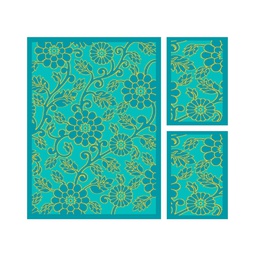 VALENCIA 34490 (Rectangulaire, ( T 160X220 + 2T 60X110 ), VERT TURQUOISE)