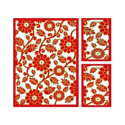 VALENCIA 34494 (Rectangulaire, ( T 160X220 + 2T 60X110 ), ROUGE)