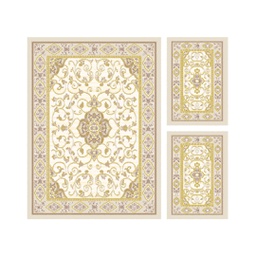 VALENCIA 51120 (Rectangulaire, ( T 160X220 + 2T 60X110 ), CREME_CREME)