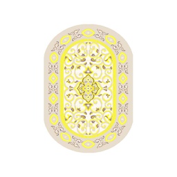 VALENCIA 51124 (Ovale, 80X130, ECRU_CREME)