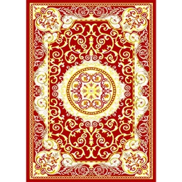 VALENCIA 51130 (Rectangular, ( T 150X220 + 2T 75X120 ), BORDEAUX_CREME)