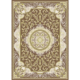 VALENCIA 51130 (Rectangulaire, 200X280, MARRON BRONZE_CREME)
