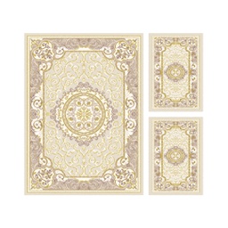VALENCIA 51130 (Rectangular, ( T 160X220 + 2T 60X110 ), ECRU_CREME)