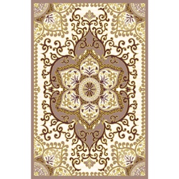 VALENCIA 58290 (Rectangulaire, 200X280, MARRON BRONZE_CREME)