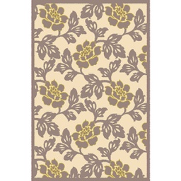 VALENCIA 66750 (Rectangulaire, 200X280, MARRON BRONZE_CREME)