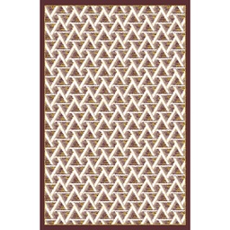 فالنسيا 76740 (مستطيل, 200X280, بني عنابي / قشدي)