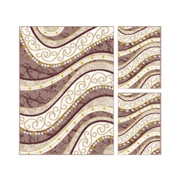 VALENCIA 82260 (Rectangular, ( T 160X220 + 2T 60X110 ), MARRON BRONZE_CREME)