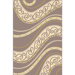 VALENCIA 82260 (Rectangulaire, 200X280, MARRON BRONZE_CREME)