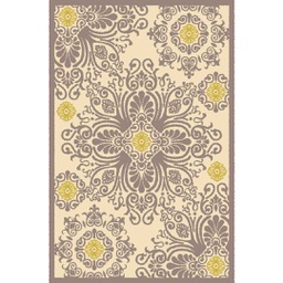 VALENCIA 82270 (Rectangulaire, 200X280, MARRON BRONZE_CREME)