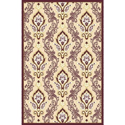 VALENCIA 82280 (Rectangulaire, 200X280, MARRON BORDEAUX_CREME)