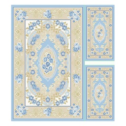 AUSTRALIA 75190 (Rectangular, ( T 150X220 + 2T 60X110 ), BLEU CLAIRE)