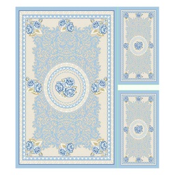 AUSTRALIA 75270 (Rectangulaire, ( T 150X220 + 2T 60X110 ), BLEU CLAIRE)