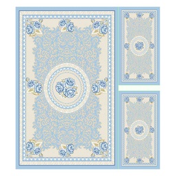 AUSTRALIA 75270 (Rectangular, ( T 150X220 + 2T 60X110 ), BLEU CLAIRE)