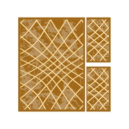 OCEAN 63461 (Rectangulaire, ( T 160X220 + 2T 60X110 ), MARRON BRONZE)