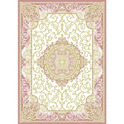 VALENCIA 51130 (Rectangulaire, 200X280, BOIS DE ROSE_CREME)