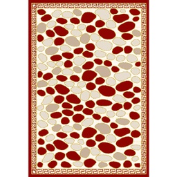 VALENCIA 60710 (Rectangulaire, 200X280, BORDEAUX_CREME)