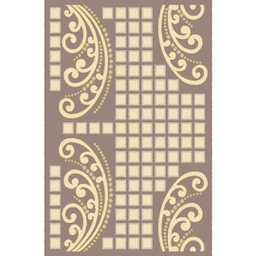 VALENCIA 66080 (Rectangular, 200X280, MARRON BRONZE_CREME)