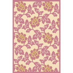 VALENCIA 66750 (Rectangulaire, 200X280, BOIS DE ROSE_CREME)