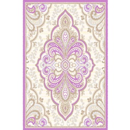 VALENCIA 71490 (Rectangular, 200X280, VIOLET CLAIRE_CREME)