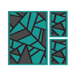 OLYMPIA 57681 (Rectangulaire, ( T 160X220 + 2T 60X110 ), BLEU TURQUOISE LX)