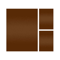 OLYMPIA 58060 (Rectangulaire, ( T 165X230 + 2T 70X115 ), MARRON CHOCO LX)