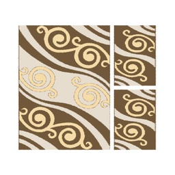 OLYMPIA 71900 (Rectangulaire, ( T 160X220 + 2T 60X110 ), MARRON BRONZE LX)