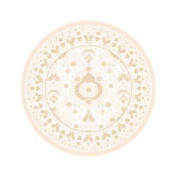 IZMIR 73340 (Rond, 120X120, CREME)