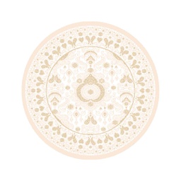 IZMIR 73340 (Round, 120X120, CREME)