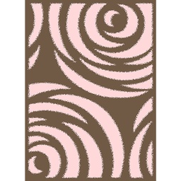 PLUME 55230 (Rectangulaire, 200X280, MARRON CAFFE LX CHICHEN)