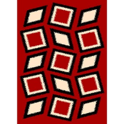 PLUME 56300 (Rectangulaire, 200X280, ROUGE LX CHICHEN)