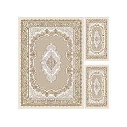 ISTANBUL 69580 (Rectangular, ( T 160X220 + 2T 60X110 ), CREME SHRINK)