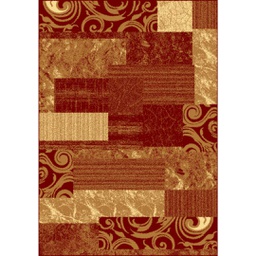 TADJ 50810 (Rectangular, 160X230, BORDEAUX)