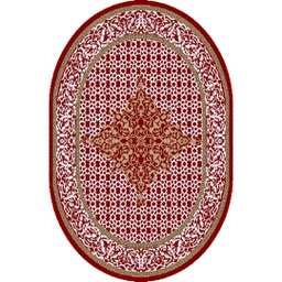 شيراز 80440 (بيضوي, 130X160, أحمر عنابي)