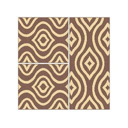 OLYMPIA 84190 (Rectangulaire, ( T 80X130 + 2T 65X100 ), MARRON BRONZE LX)