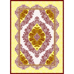 ISHRAK 85050 (Rectangular, 200X275, BORDEAUX)