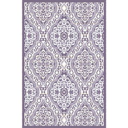 VALENCIA 84000 (Rectangulaire, 160X220, VIOLET CLAIRE_CREME)