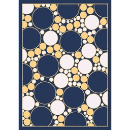 ISHRAK 85372 (Rectangular, 200X275, BLEU NUIT)