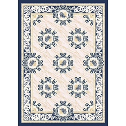 ISHRAK 85570 (Rectangular, 200X275, BLEU NUIT)