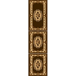 رولاكس 76455 (مستطيل, ( T 60X150 + 2T 60X110 ), بني عنابي)