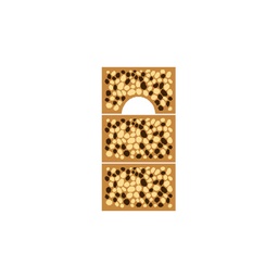 RELAX 60530 (Rectangular, ( 3T 60 X 40 ), MARRON MIEL)