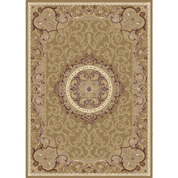 VALENCIA 51130 (Rectangular, 200X280, BRUN BEIGE_IVOIR MATT)