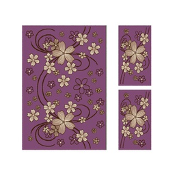 RELAX 60130 (Rectangulaire, ( T 150X220 + 2T 60X110 ), MAUVE)